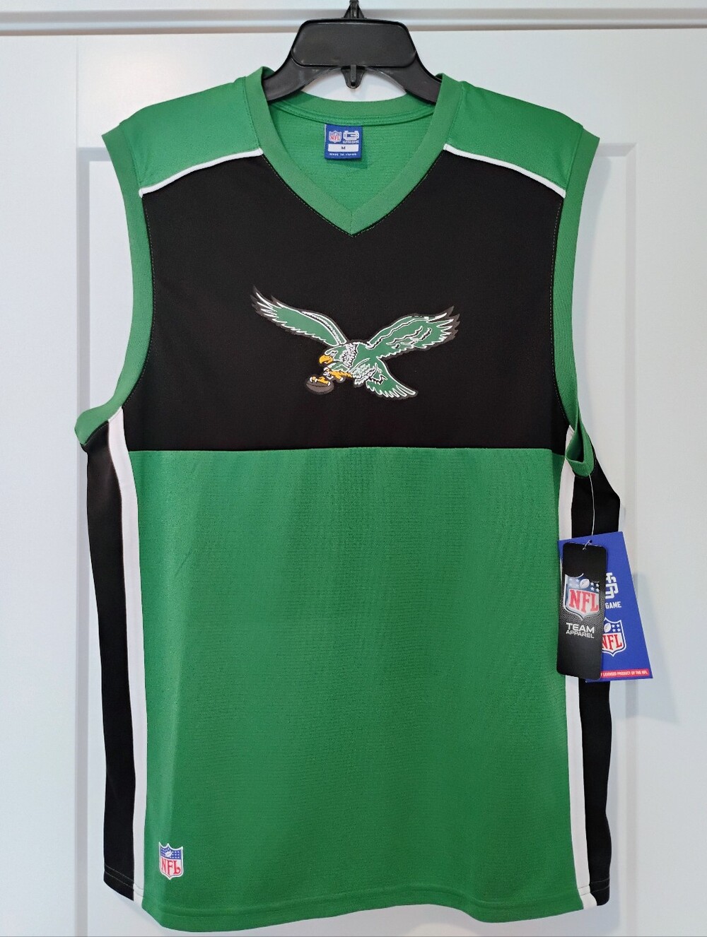 NWT M Ultra Game NFL Philadelphia Eagles Green Team Basketball Jersey NEW